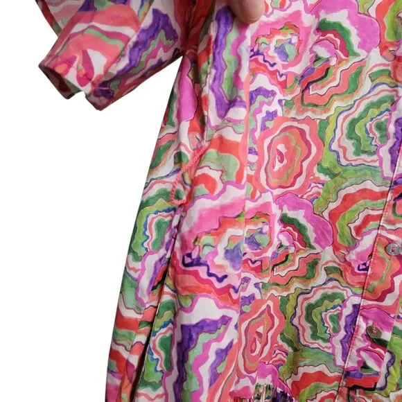 La Boheme Girls Moxie Mini Dress Agate Candy Apple Size M/L - Picture 6 of 11